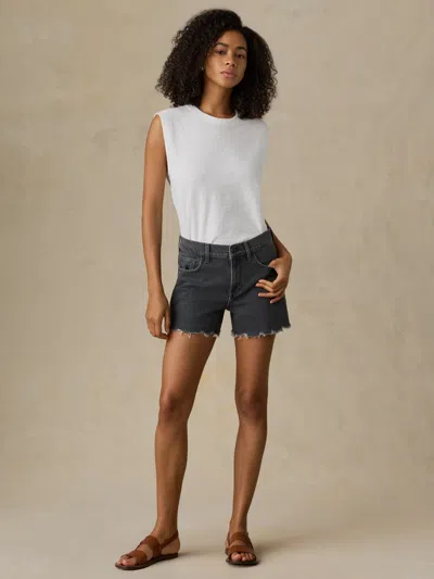 Faherty Sundrift Denim Short In Black