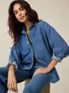 Faherty Sunfair Denim Shirt In Beacon Hill Wash