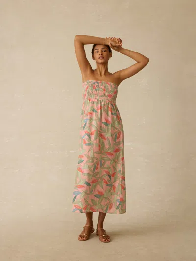 Faherty Sunrise Smocked Dress