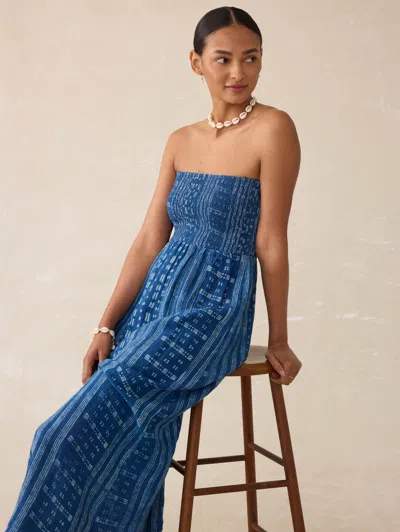 Faherty Sunrise Smocked Dress