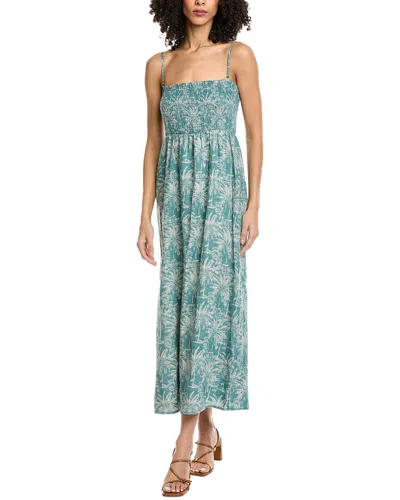 Faherty Sunrise Smocked Dress In Multi
