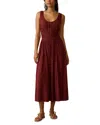 Faherty Sunseeker Dress In Red