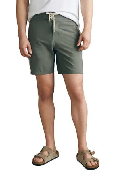 Faherty Sunwashed Board Shorts In Light Pine