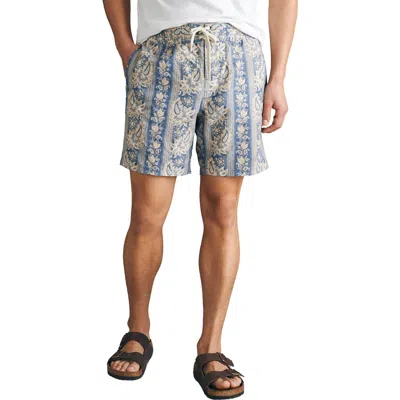 Faherty Sunwashed Board Shorts In Shoreline Paisley