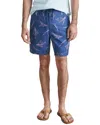 Faherty Sunwashed Board Shorts In Blue