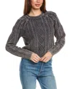 Faherty Sunwash Organic Cotton Cable Crewneck Sweater