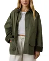 Faherty Sunwashed Canvas Barn Jacket In Green