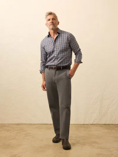 Faherty Sunwashed Canvas Utility Pants In Gray