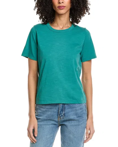 Faherty Sunwashed Crew T-shirt In Blue