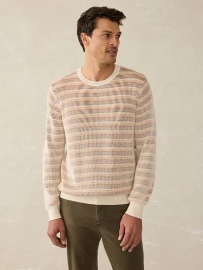 Faherty Sunwashed Crewneck Sweater In Desert Hills