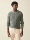 Faherty Sunwashed Crewneck Sweater (tall) In Mountain Olive
