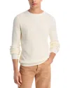 Faherty Sunwashed Crewneck Sweater In White