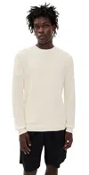 Faherty Sunwashed Crewneck Sweater White Shell In White