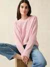 Faherty Sunwash Organic Cotton Crewneck Sweater In Zephyr