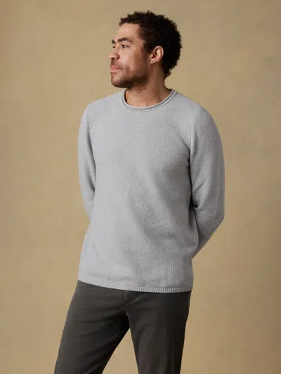 Faherty Sunwashed Dockside Sweater In Gray