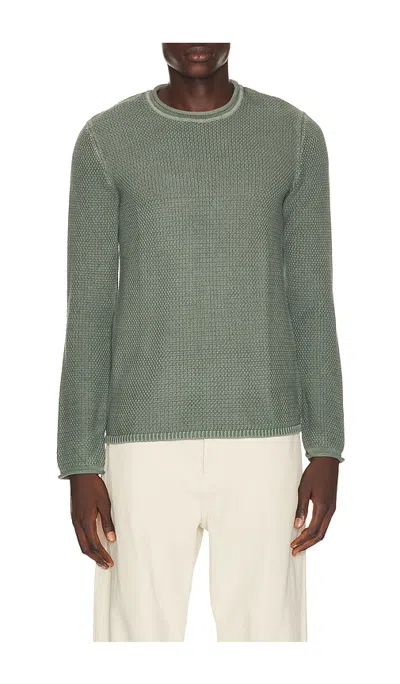 Faherty Sunwashed Dockside Sweater In Mountain Olive
