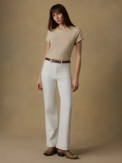 Faherty Sunwashed Essential T-shirt In White