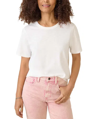 Faherty Sunwashed Essential Tee In White