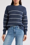 Faherty Sunwashed Fisherman Sweater In Blue
