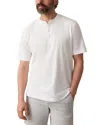 Faherty Sunwashed Henley In White