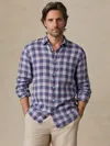 Faherty Sunwashed Linen Shirt In Multi