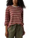 Faherty Sunwashed Long Sleeve Retro Tee In Multi
