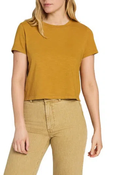 Faherty Sunwashed Organic Cotton Crop T-shirt