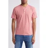 Faherty Sunwashed Organic Cotton Henley In Faded Flag