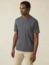 Faherty Sunwashed Pocket T-shirt In Graphite