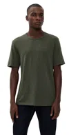 Faherty Sunwashed Pocket Tee Fall Evergreen In Green