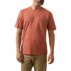 Faherty Sunwashed Pocket T-shirt In Orange