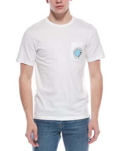 Faherty Sunwashed Pocket T-shirt In White