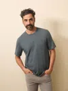 Faherty Sunwashed Regenerative Pocket T-shirt In Gray