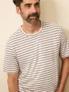 Faherty Sunwashed Regenerative T-shirt In White