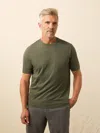 Faherty Sunwashed Regenerative T-shirt In Green