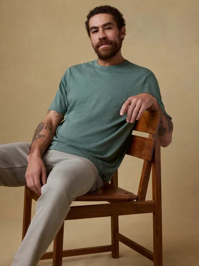 Faherty Sunwashed Regenerative T-shirt In Green