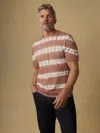 Faherty Sunwashed Regenerative T-shirt In Brown