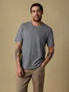 Faherty Sunwashed Regenerative T-shirt In Gray