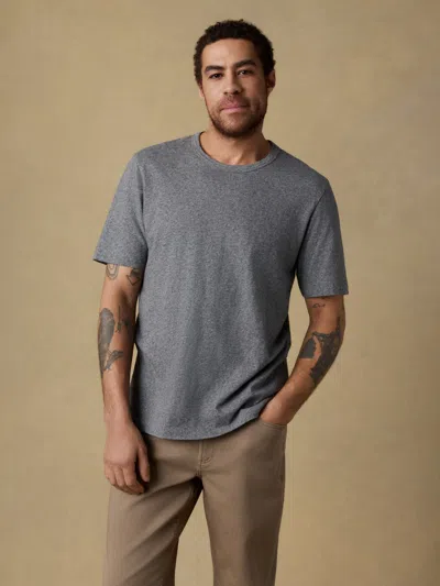 Faherty Sunwashed Regenerative T-shirt In Gray