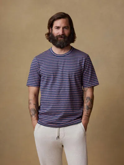 Faherty Sunwashed Regenerative T-shirt In Blue