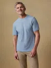Faherty Sunwashed Regenerative T-shirt In Blue