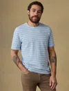 Faherty Sunwashed Regenerative T-shirt In Blue