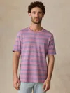 Faherty Sunwashed Regenerative T-shirt In Multi