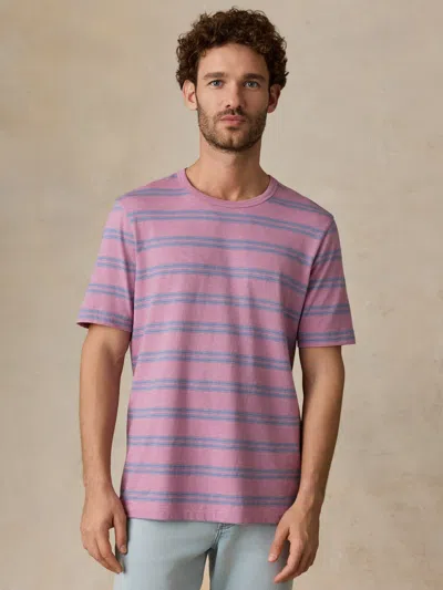 Faherty Sunwashed Regenerative T-shirt In Multi