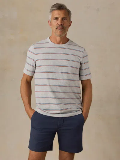 Faherty Sunwashed Regenerative T-shirt In White