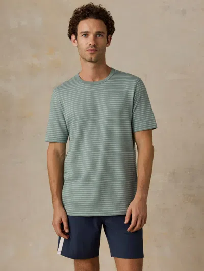 Faherty Sunwashed Regenerative T-shirt In Green