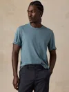 Faherty Sunwashed Regenerative T-shirt In Blue