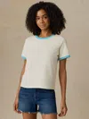 Faherty Sunwashed Regenerative T-shirt In Multi