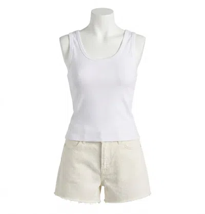Faherty Sunwashed Rib Tank In White
