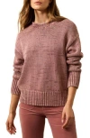 Faherty Sunwashed Roll Neck Sweater In Brown